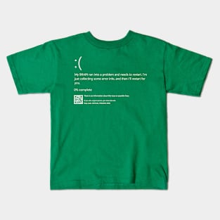 Brain BSOD Kids T-Shirt